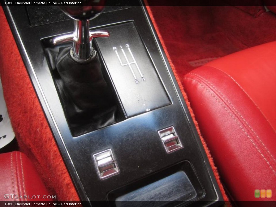 Red Interior Transmission for the 1980 Chevrolet Corvette Coupe #48088290