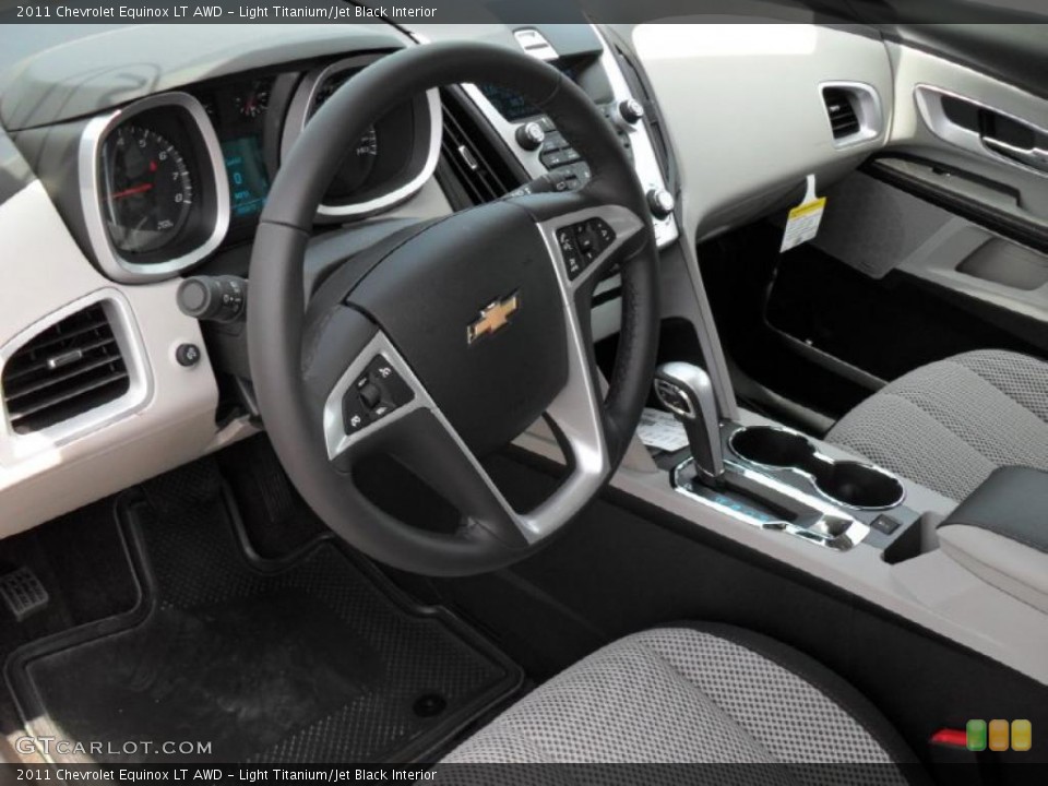 Light Titanium/Jet Black Interior Prime Interior for the 2011 Chevrolet Equinox LT AWD #48088380
