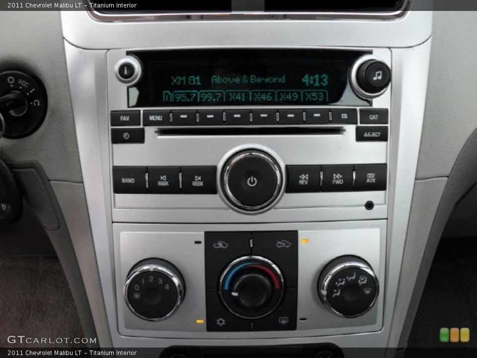 Titanium Interior Controls for the 2011 Chevrolet Malibu LT #48089620
