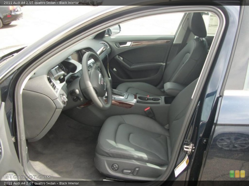 Black Interior Photo for the 2011 Audi A4 2.0T quattro Sedan #48089871