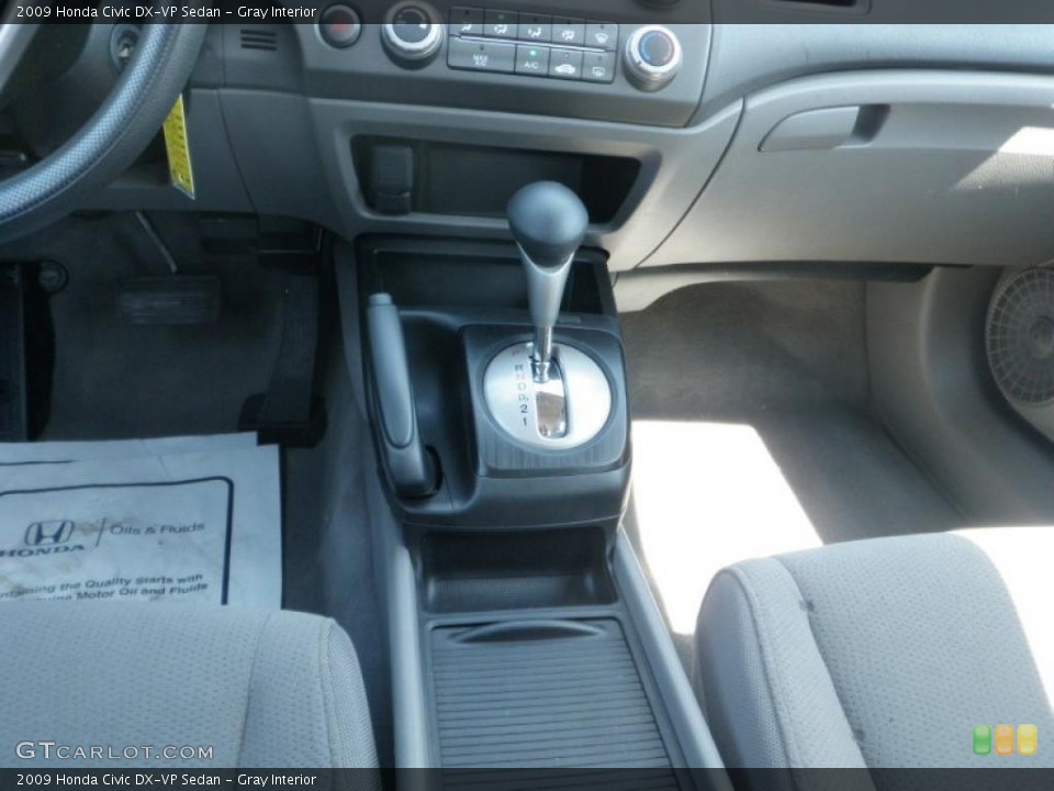 Gray Interior Transmission for the 2009 Honda Civic DX-VP Sedan #48091050