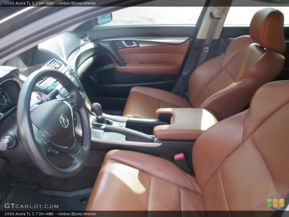 Umber/Ebony Interior Photo for the 2009 Acura TL 3.7 SH-AWD #48094281