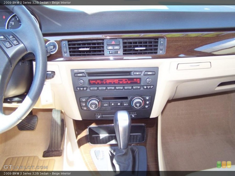 Beige Interior Controls for the 2009 BMW 3 Series 328i Sedan #48095106