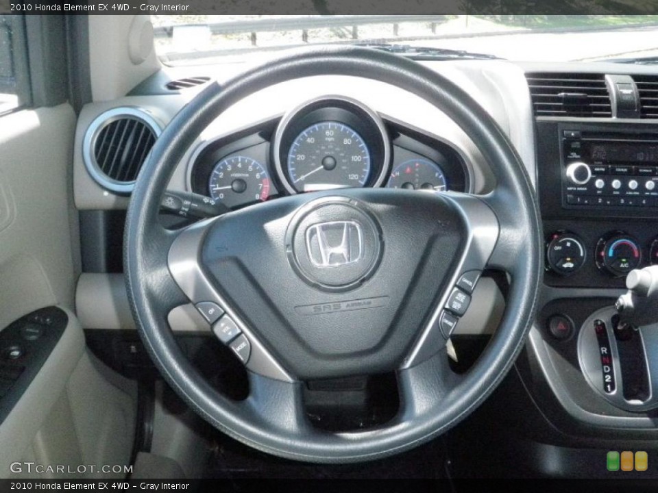 Gray Interior Steering Wheel for the 2010 Honda Element EX 4WD #48095337