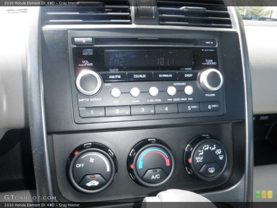 Gray Interior Controls for the 2010 Honda Element EX 4WD #48095418