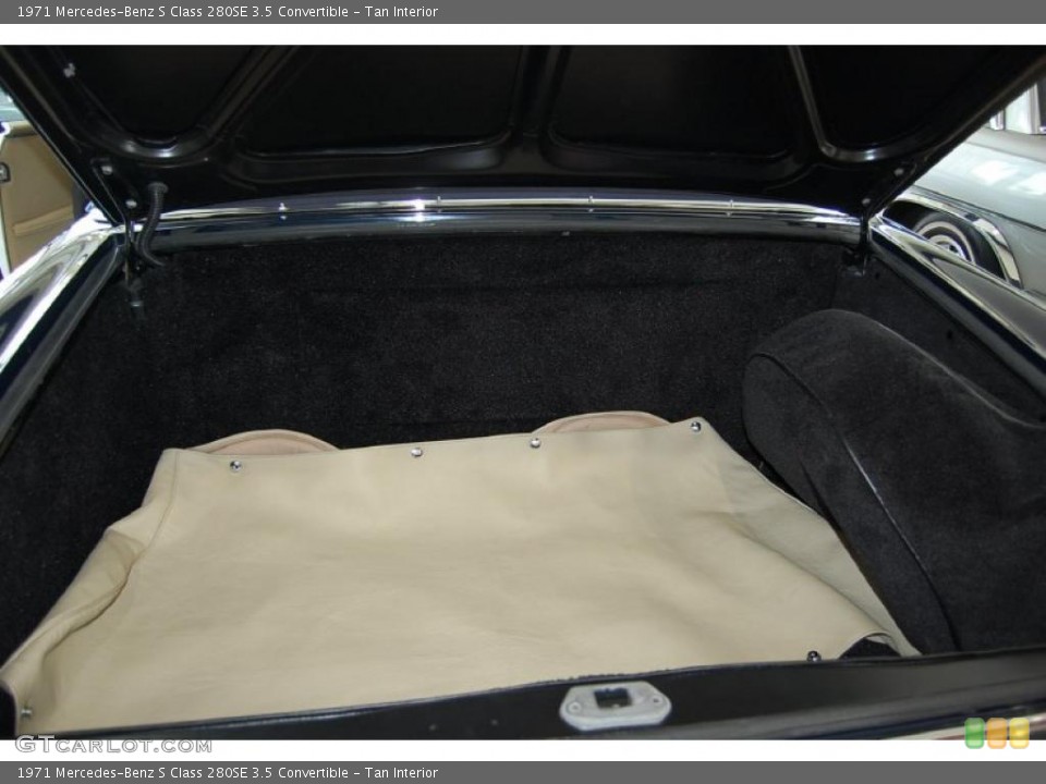 Tan Interior Trunk for the 1971 Mercedes-Benz S Class 280SE 3.5 Convertible #48096208