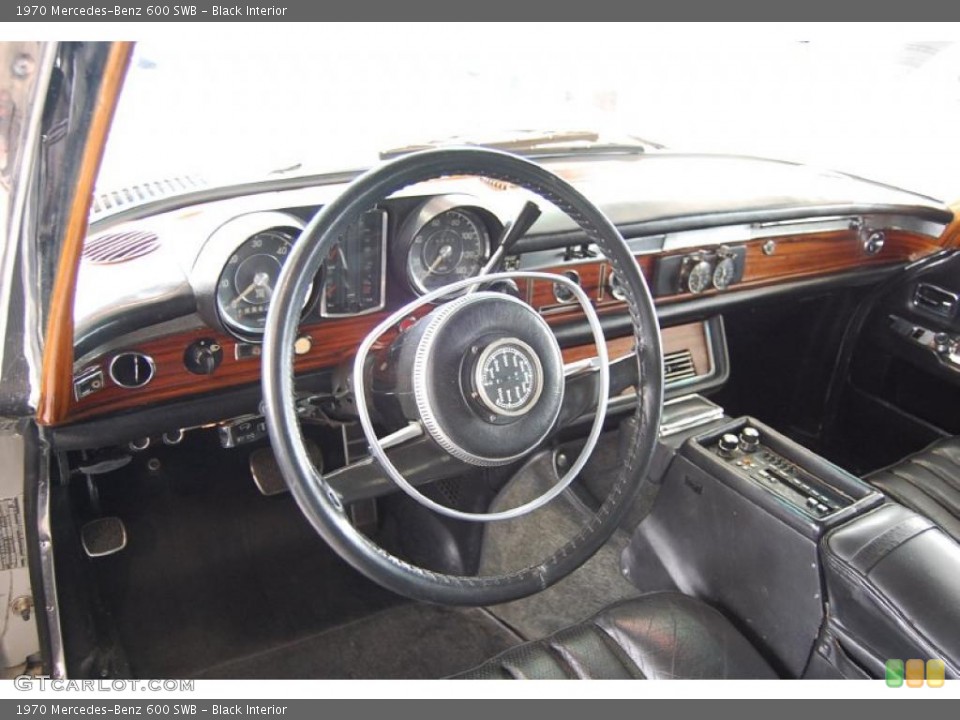 Black Interior Dashboard for the 1970 Mercedes-Benz 600 SWB #48096277