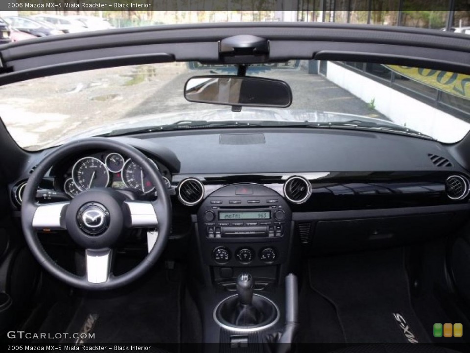 Black Interior Dashboard for the 2006 Mazda MX-5 Miata Roadster #48096685