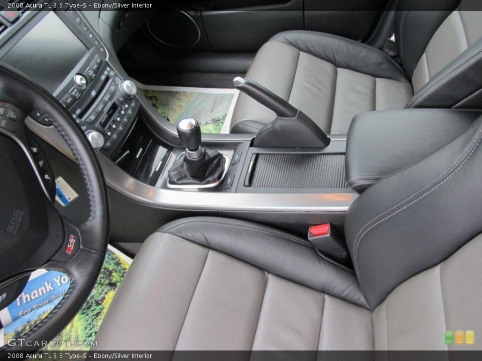Ebony/Silver Interior Photo for the 2008 Acura TL 3.5 Type-S #48098108