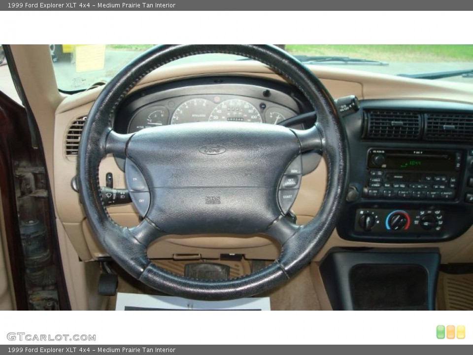 Medium Prairie Tan Interior Steering Wheel for the 1999 Ford Explorer XLT 4x4 #48101367