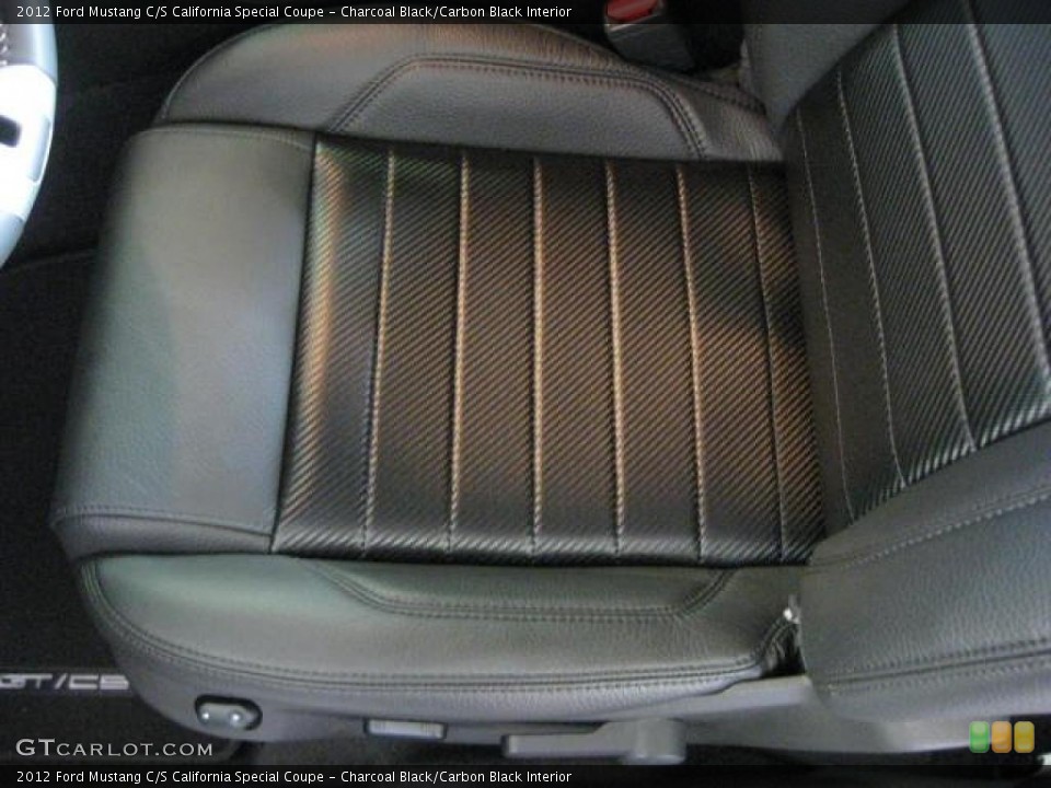 Charcoal Black/Carbon Black Interior Photo for the 2012 Ford Mustang C/S California Special Coupe #48103017