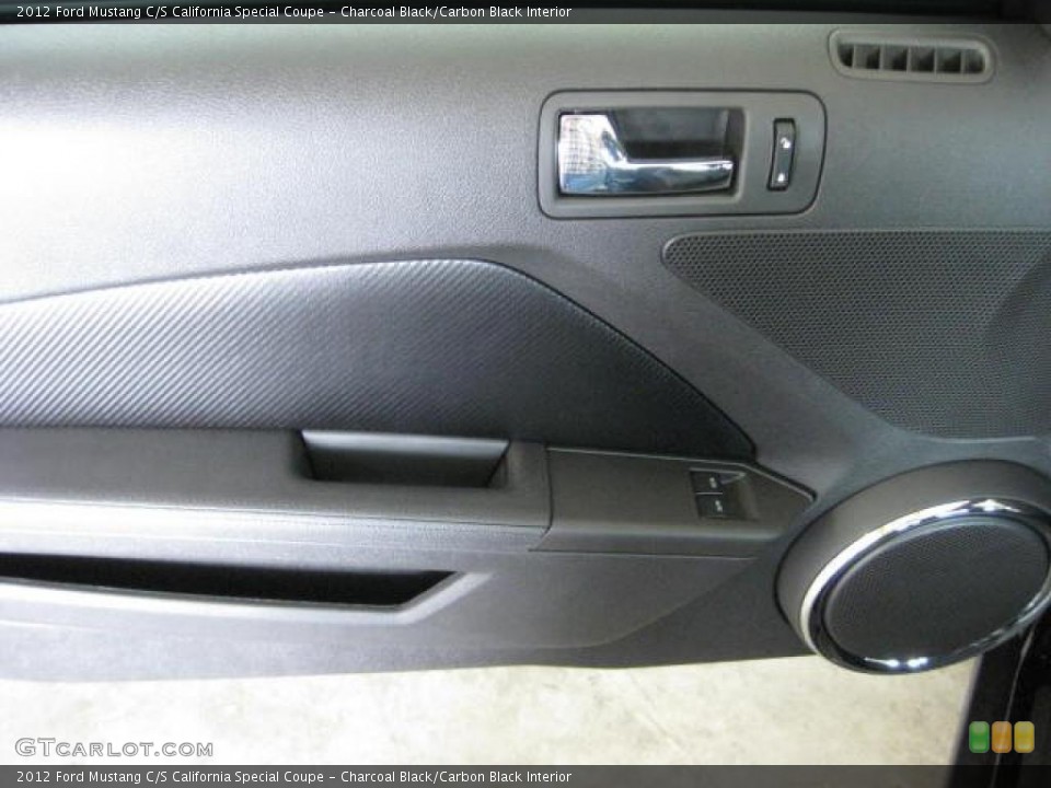 Charcoal Black/Carbon Black Interior Door Panel for the 2012 Ford Mustang C/S California Special Coupe #48103026