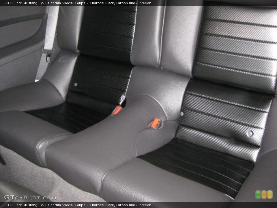 Charcoal Black/Carbon Black Interior Photo for the 2012 Ford Mustang C/S California Special Coupe #48103041