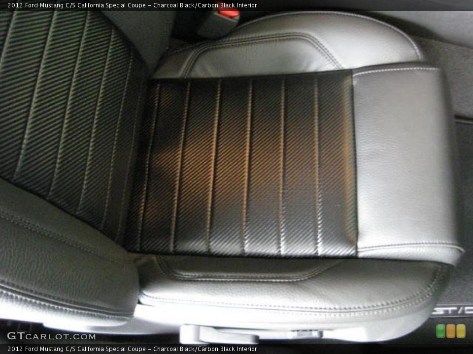 Charcoal Black/Carbon Black Interior Photo for the 2012 Ford Mustang C/S California Special Coupe #48103068