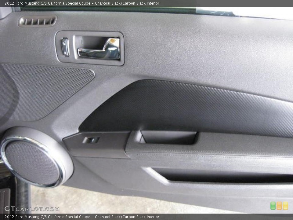 Charcoal Black/Carbon Black Interior Door Panel for the 2012 Ford Mustang C/S California Special Coupe #48103083