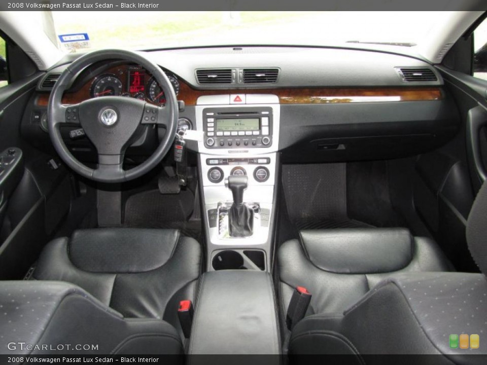 Black Interior Dashboard for the 2008 Volkswagen Passat Lux Sedan #48105690
