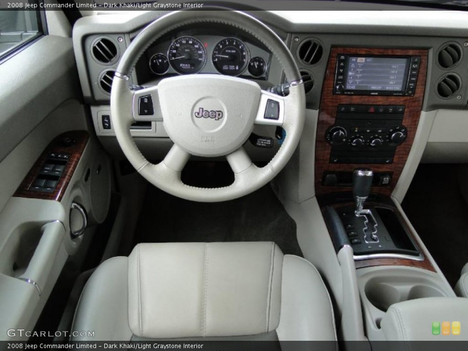 Dark Khaki/Light Graystone Interior Dashboard for the 2008 Jeep Commander Limited #48106368