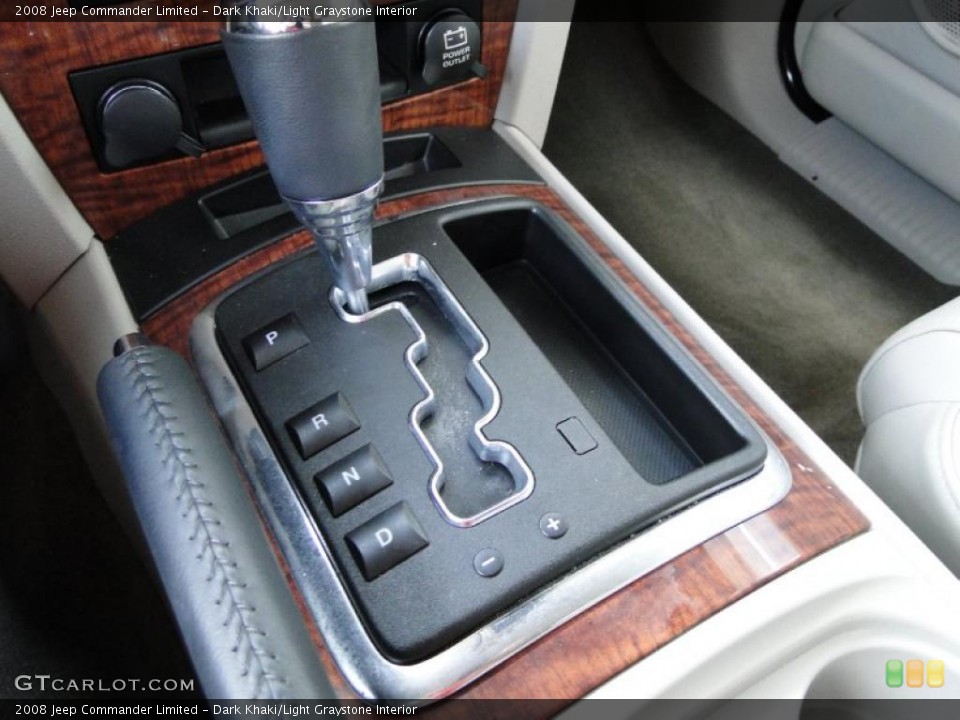 Dark Khaki/Light Graystone Interior Transmission for the 2008 Jeep Commander Limited #48106410