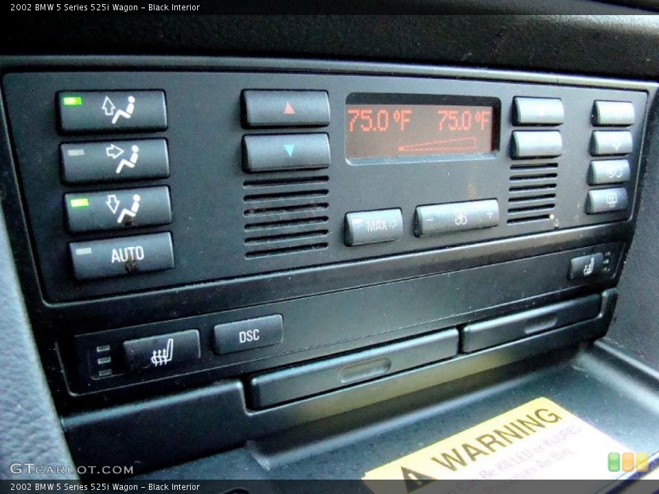 Black Interior Controls for the 2002 BMW 5 Series 525i Wagon #48106656