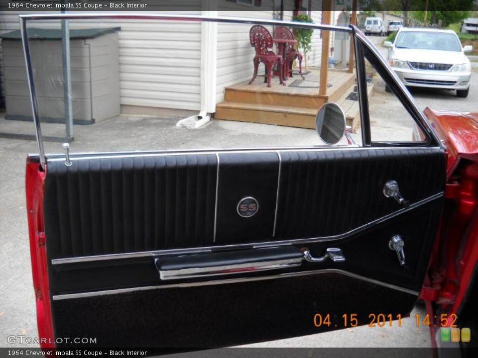Black Interior Door Panel for the 1964 Chevrolet Impala SS Coupe #48108129