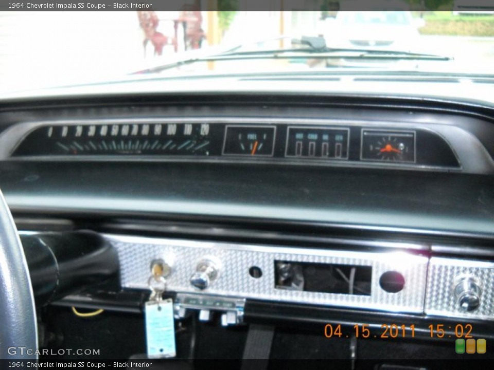 Black Interior Gauges for the 1964 Chevrolet Impala SS Coupe #48108213