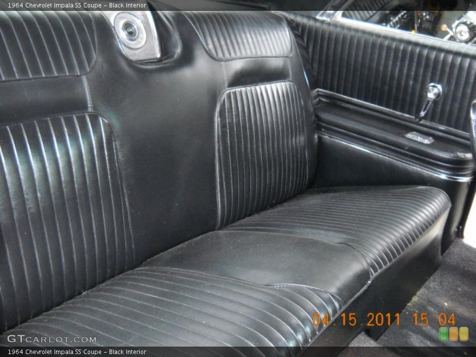 Black Interior Photo for the 1964 Chevrolet Impala SS Coupe #48108300