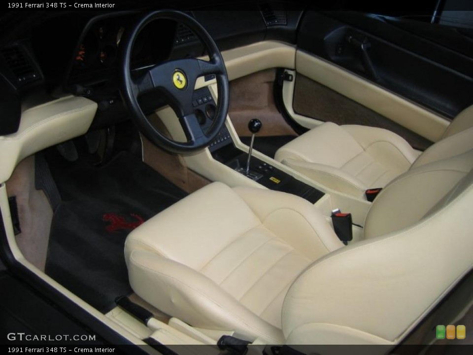 Crema Interior Photo for the 1991 Ferrari 348 TS #48109620