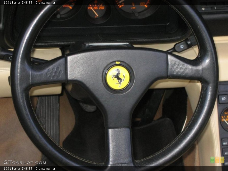 Crema Interior Steering Wheel for the 1991 Ferrari 348 TS #48109695