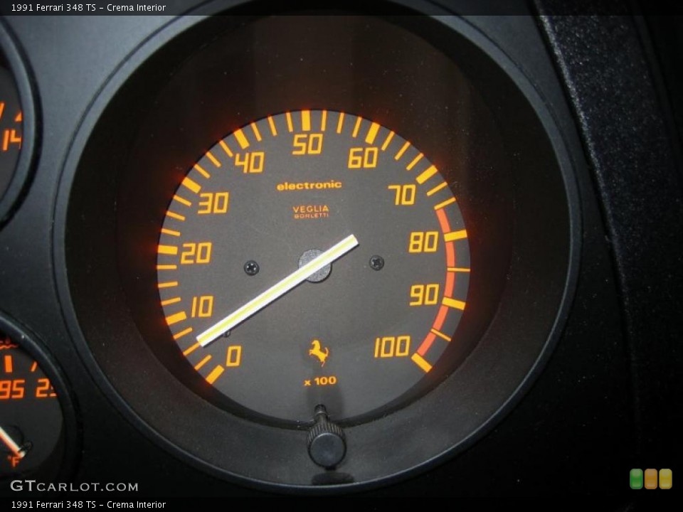 Crema Interior Gauges for the 1991 Ferrari 348 TS #48109737