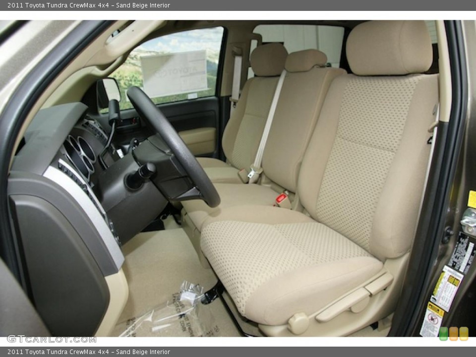 Sand Beige Interior Photo for the 2011 Toyota Tundra CrewMax 4x4 #48111627