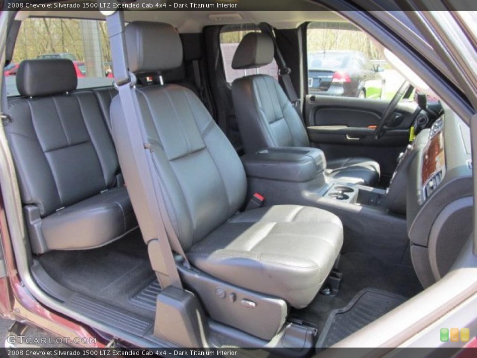 Dark Titanium Interior Photo for the 2008 Chevrolet Silverado 1500 LTZ Extended Cab 4x4 #48112155