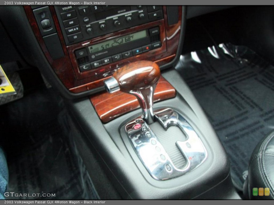 Black Interior Transmission for the 2003 Volkswagen Passat GLX 4Motion Wagon #48112383