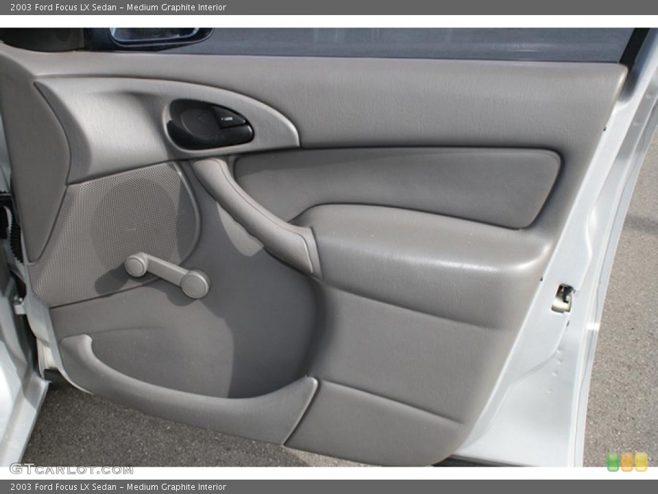 Medium Graphite Interior Door Panel for the 2003 Ford Focus LX Sedan #48114867