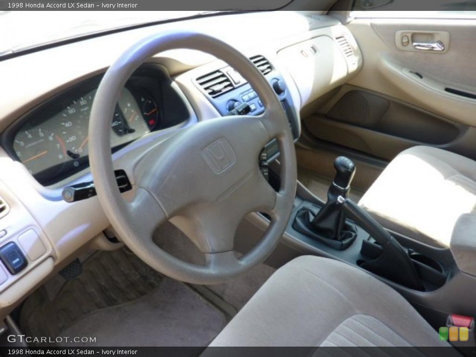 Ivory 1998 Honda Accord Interiors