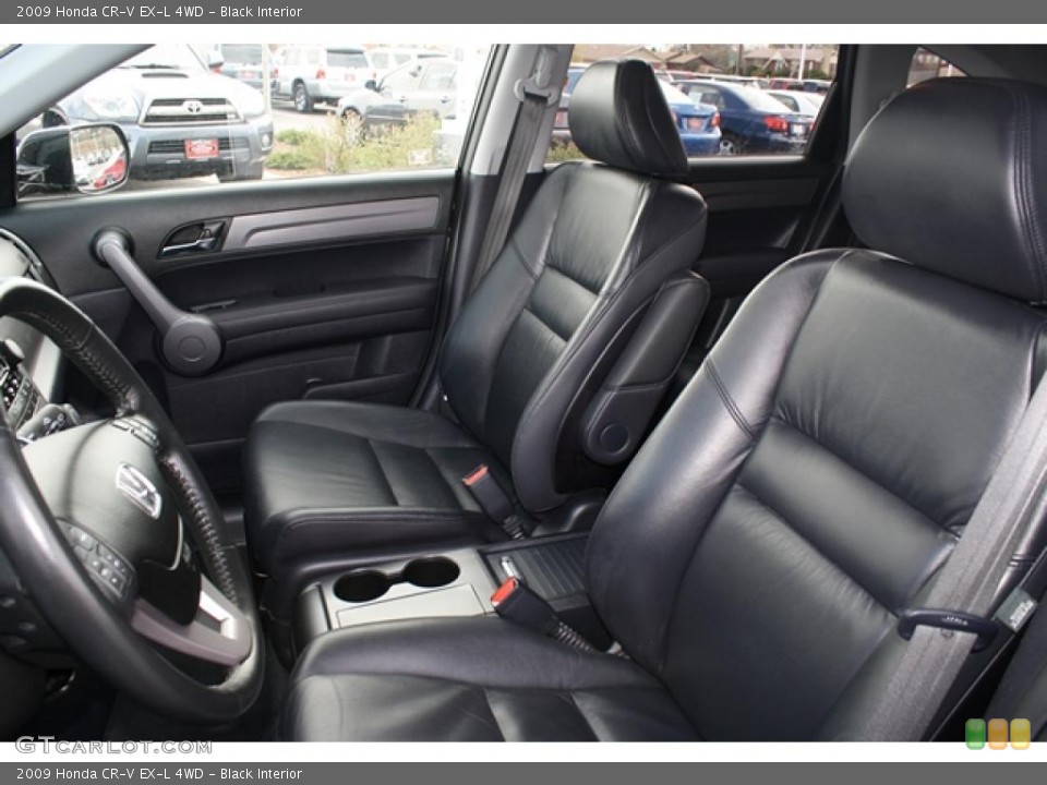 Black Interior Photo for the 2009 Honda CR-V EX-L 4WD #48117966