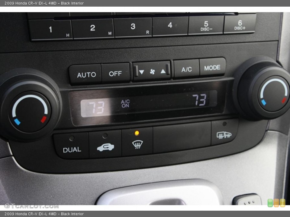 Black Interior Controls for the 2009 Honda CR-V EX-L 4WD #48118083