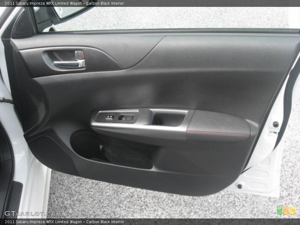 Carbon Black Interior Door Panel for the 2011 Subaru Impreza WRX Limited Wagon #48119340