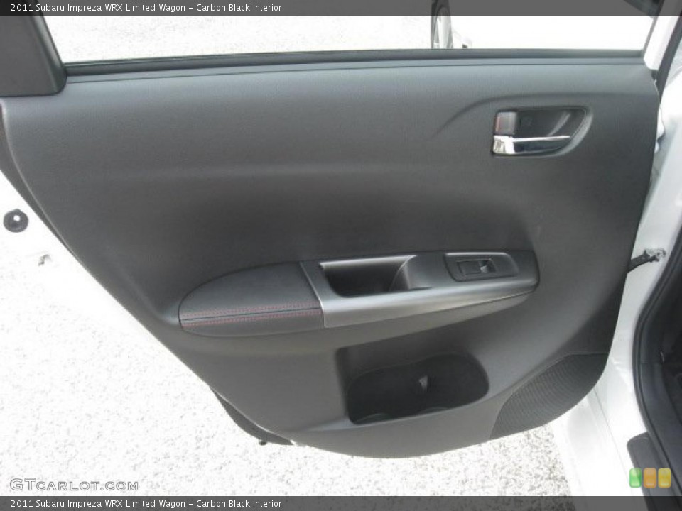 Carbon Black Interior Door Panel for the 2011 Subaru Impreza WRX Limited Wagon #48119370