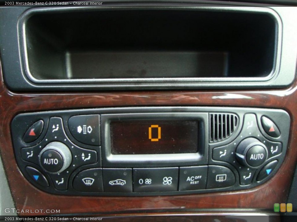 Charcoal Interior Controls for the 2003 Mercedes-Benz C 320 Sedan #48125581