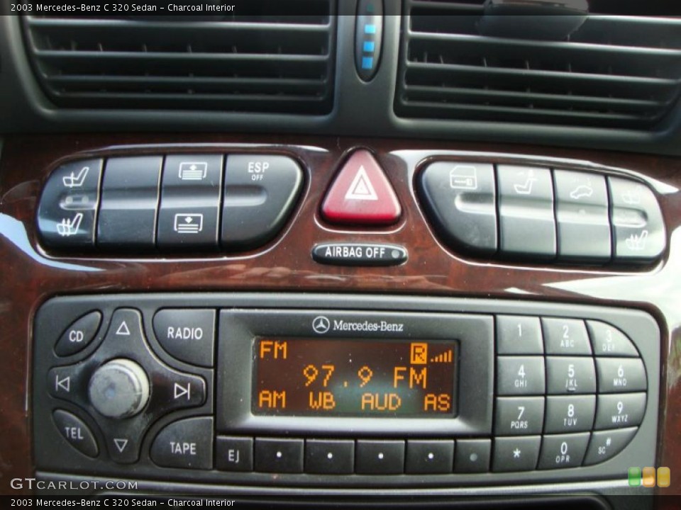 Charcoal Interior Controls for the 2003 Mercedes-Benz C 320 Sedan #48125605