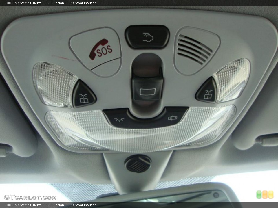 Charcoal Interior Controls for the 2003 Mercedes-Benz C 320 Sedan #48125620