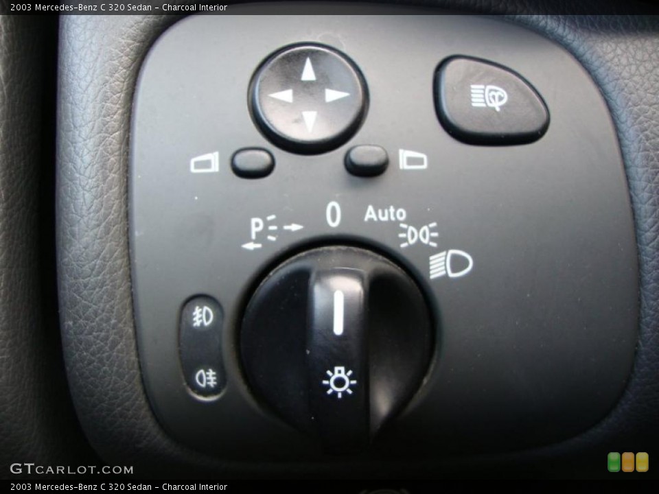 Charcoal Interior Controls for the 2003 Mercedes-Benz C 320 Sedan #48125635