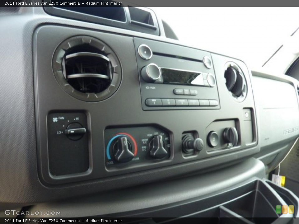 Medium Flint Interior Controls for the 2011 Ford E Series Van E250 Commercial #48128617