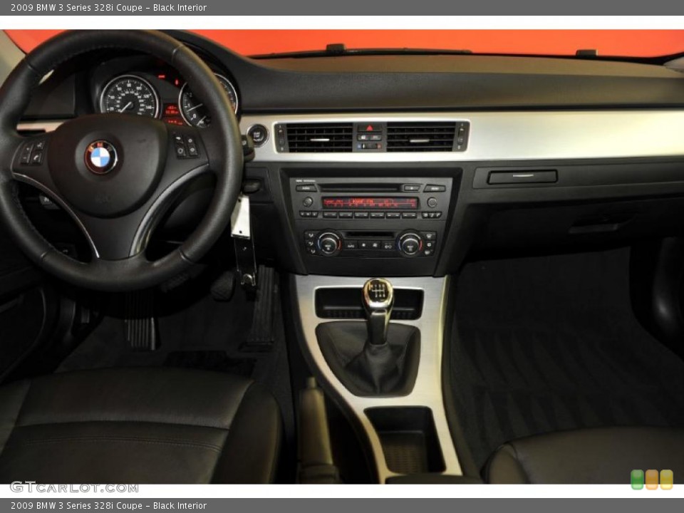 Black Interior Dashboard for the 2009 BMW 3 Series 328i Coupe #48129790