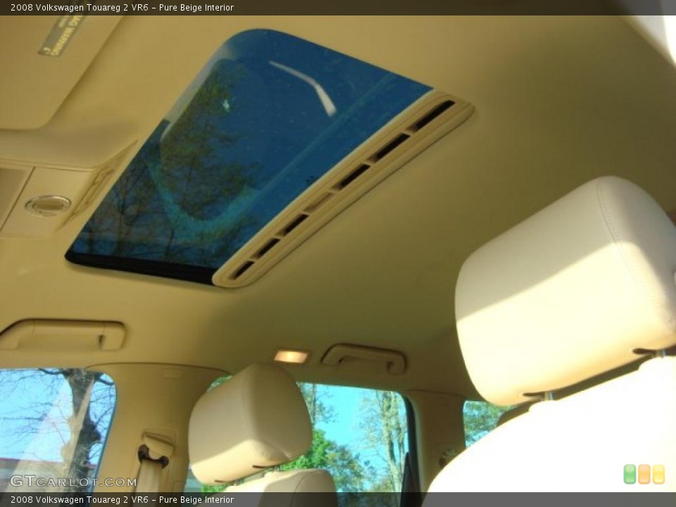 Pure Beige Interior Sunroof for the 2008 Volkswagen Touareg 2 VR6 #48131408