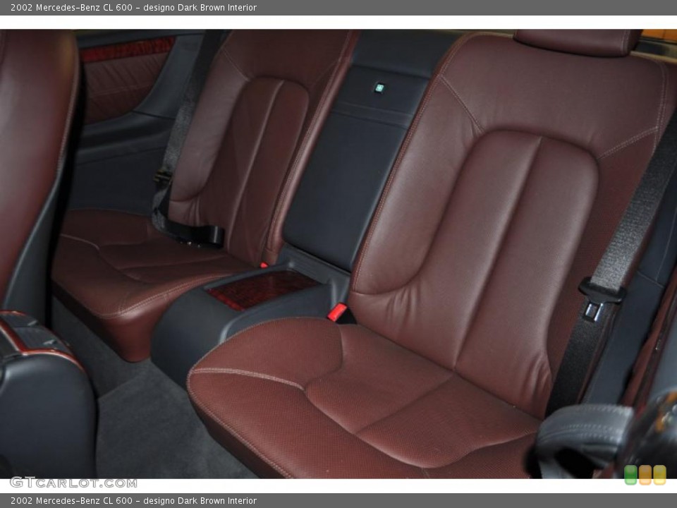 designo Dark Brown Interior Photo for the 2002 Mercedes-Benz CL 600 #48132047
