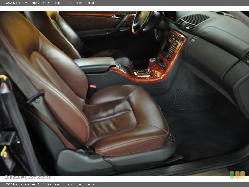 designo Dark Brown Interior Photo for the 2002 Mercedes-Benz CL 600 #48132074