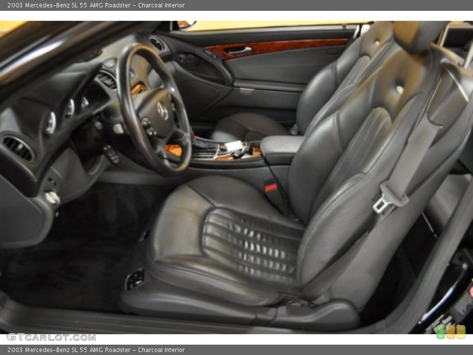 Charcoal Interior Photo for the 2003 Mercedes-Benz SL 55 AMG Roadster #48132527