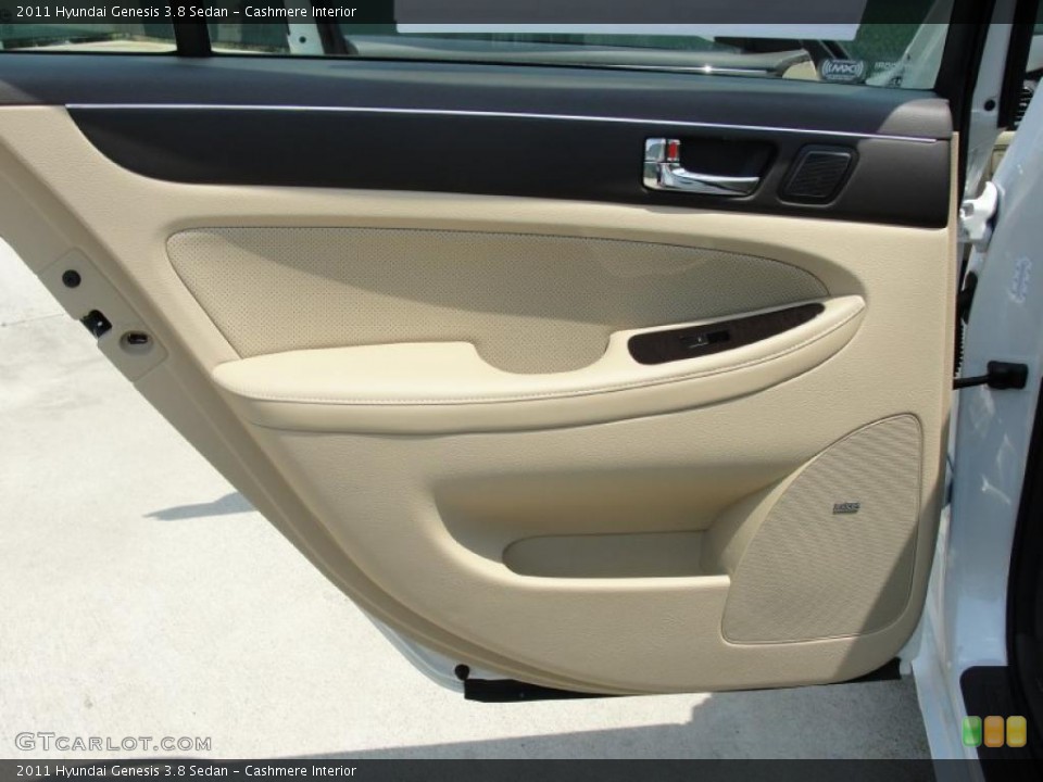Cashmere Interior Door Panel for the 2011 Hyundai Genesis 3.8 Sedan #48132941