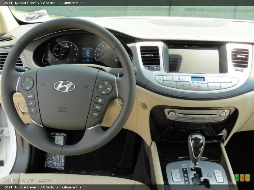 Cashmere Interior Dashboard for the 2011 Hyundai Genesis 3.8 Sedan #48133055